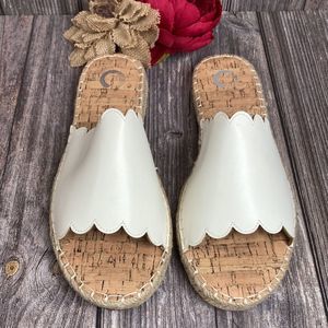 JOURNEE COLLECTION Marjan White Slide 10M